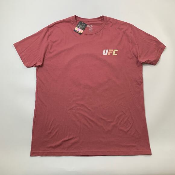 UFC Shirt Mens XL Extra Large Mauve Octagon Ultimate Fighting Championship Tee - Picture 3 of 7